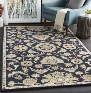 Area Rugs Caraquet Traditional Ink Area Rug - Picture 1 of 30