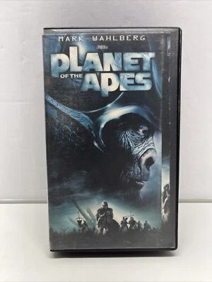 Planet of The Apes VHS Clamshell Ex Rental Mark Wahlberg  Blockbuster Video - Image 1 of 4