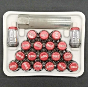 BBS RED RACING LUG NUT KIT M 12 x 1.25 - Picture 1 of 5
