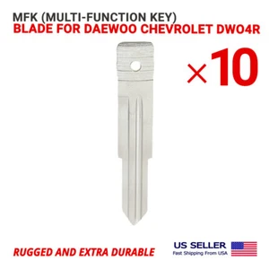 10X Llave de recarga MFK (llave multifunción) Llave para Daewoo Chevrolet DWO4R - Imagen 1 de 2