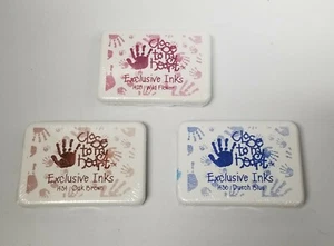 Set Of Three Close To My Heart Stamp Ink Pad Blue Brown Magenta Sealed  - Picture 1 of 12