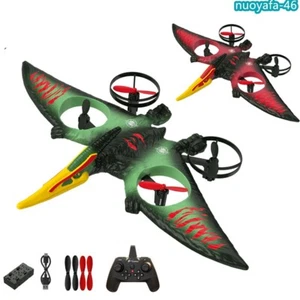 Avión RC 2.4G 4CH 6 ejes giroscopio pterosaurio dron 360° mini avión acrobacias juguete LED RTF - Imagen 1 de 25