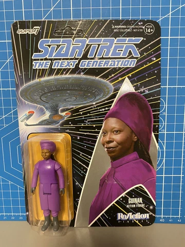 Star Trek The Next Generation Guinan 3.75” Wave 1 ReAction 2021 Cover