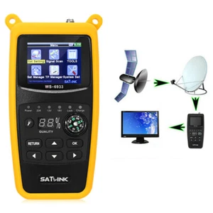 WS-6933 LCD Camping Satfinder Finder HD DVB-S + DVB-S2 8PSK SAT Messgerät EU Kit - Bild 1 von 14