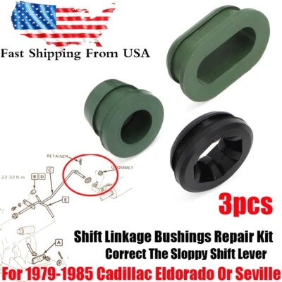 For 1979-85 Cadillac Seville Eldorado Shift Linkage Bushings Correct Shift Lever - Image 1 of 4