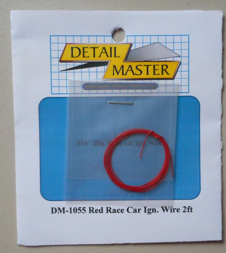 Cable de encendido rojo para coche de carreras 1:24 1:25 DETALLE ACCESORIO MODELO MASTER CAR 1055 Foto 1 de 1