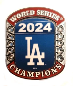 Prendedores de los Dodgers de Los Ángeles 2024 Prendedor de anillo de campeón de la Serie Mundial Edición Limitada Prendedor de los Dodgers - Imagen 1 de 4