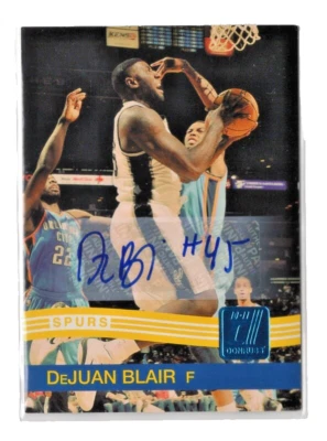 Donruss - DeJuan Blair #105 firmas estampadas 7/99 (AU) espuelas de zafiro Foto 1 de 2