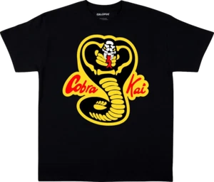 Maglietta Cobra Kai maglietta karate abbigliamento retrò anni 80 nuova - Foto 1 di 4