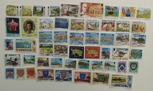 Jersey Stamps Collection - 50 to 2000 Different Stamps - Picture 1 of 2