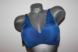 Triumph Bügel BH "Amourette 300 Magic Wire MWP" 80 C blau wattiert mit Spitze - Bild 1 von 8