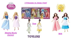 Disney Princess Sparkle Doll Cloths Fashion 2 - Gown Dress Outfit Set Barbie NEW - Picture 1 of 12