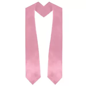 Unisex Adult Plain Graduation Stole/Sash 60" long - Picture 1 of 5