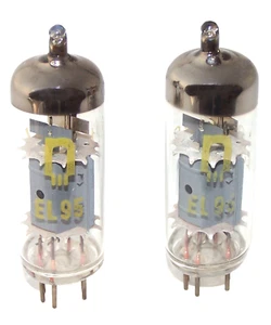 EL95 Selektiertes Paar RFT / NOS / µTracer V.3.11 geprüft / Gut / (OVP-05+12) - Bild 1 von 19