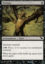 4x Torture MTG Shadowmoor NM Magic Regular