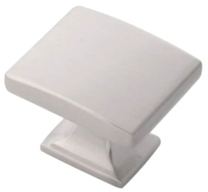 Pack of 10!! Hickory Hardware H076699-SN Forge 1-7/16"Cabinet Knob, Satin Nickel - Picture 1 of 6