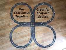 "Cloverleaf" Lego Train Track Compatible with 60098, 7499, 7895, 60238, 7938,