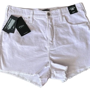 Silver Jeans Highly Desirable Shorts Size 32 Lavender Corduroy High Rise NWT - Picture 1 of 11