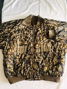 Vintage 1995 Columbia Delta Marsh Reversible Bomber Jacket Size XL Hunting Camo - Picture 1 of 20