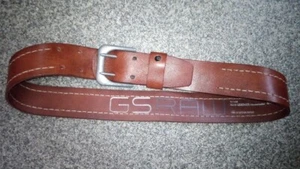 G STAR RAW Leather Gear cord belt - Two prong belt buckle vintage style - Brown - Picture 1 of 6