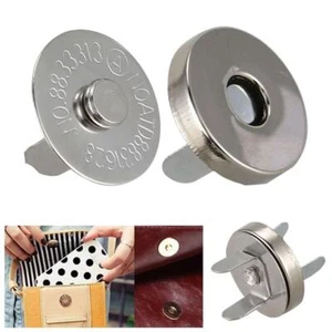 20pcs Magnetic Purse Snap Clasps Button/Great For Closure Handbag Purse G1X4 - Picture 1 of 12
