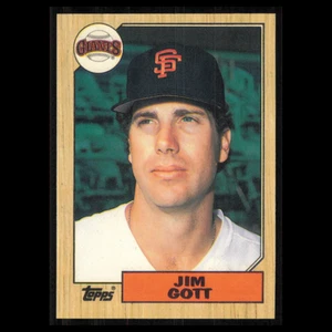 Jim Gott #39T 1987 Tiffany Topps Traded San Francisco Giants Baseball Card MLB - Picture 1 of 3