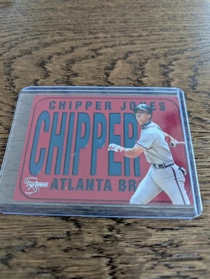 1998 Skybox Dugout Axcess - Name Plates Chipper Jones #134 - Image 1 of 2