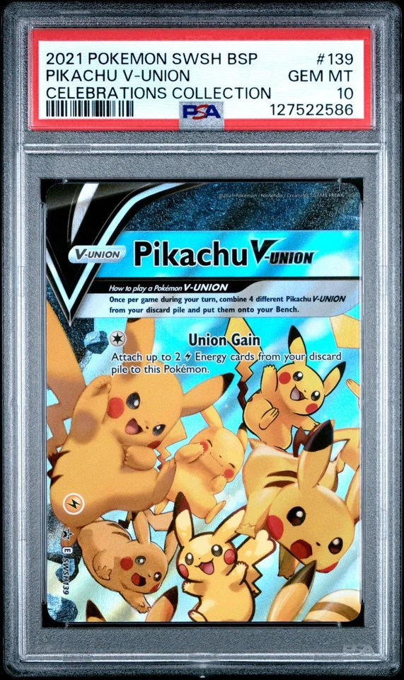 Pikachu V-Union SWSH139 SWSH: Sword & Shield Promo Cards Holo - Image 1 of 3