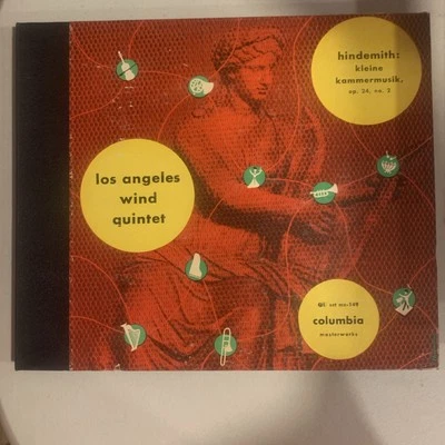Los Angeles Wind Quintet,10" 78 rpm Album(2), V+,Kleine Kammermusik Op. 24 No. 2 - Image 1 of 4