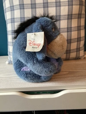 Vintage Disney Store Eeyore Donkey Plush  - Winnie The Pooh - original tag - 9” - Image 1 of 4
