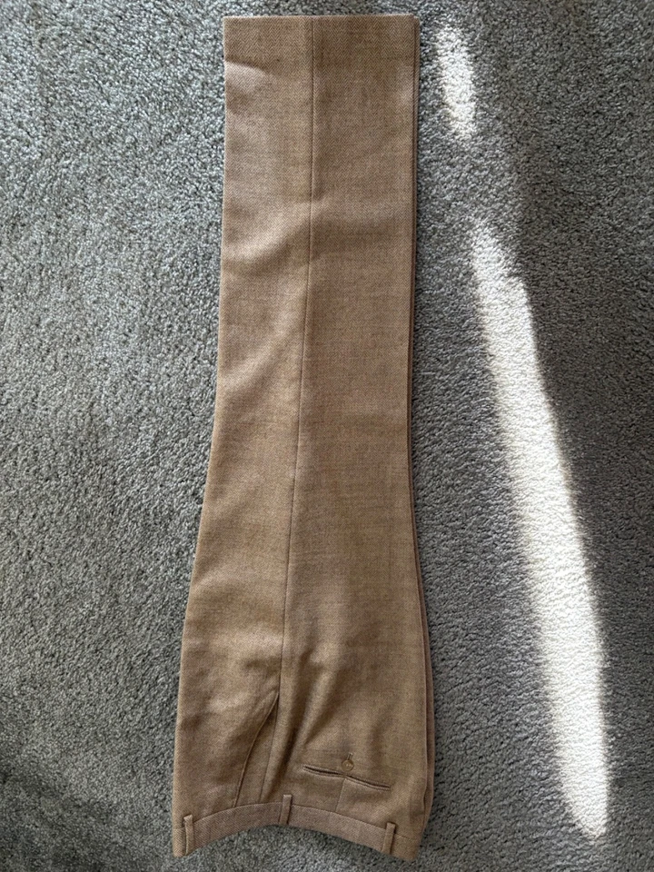 ¡Raro! Hombre Lana Ralph Lauren Espiga Pantalones US 32 Foto 1 de 4