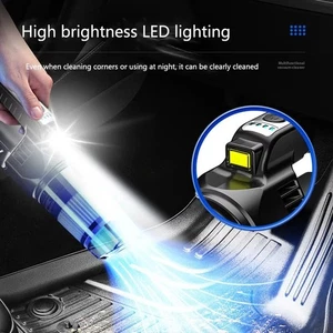 Leichter Autostaubsauger mit intelligentem Schalter und LED-Beleuchtung - Bild 1 von 12