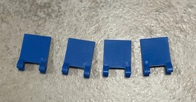 1989 LEGO Blue Flag 2 x 2 Square Caribbean Slipper 6274 #2335. X4 - Ships FAST!