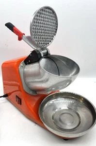 Neu Zeny Ice Shaver 143lbs/h Elektrischer Eisrasierer - Orange *Schneller Versand - Bild 1 von 8