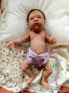 Silikonbaby Silikonpuppe Spielpuppe Babypuppe Josie mit Zertifikat Ohne Risse - Bild 1 von 19