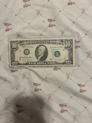 1990 Ten Dollar Star Note - Image 1 of 2