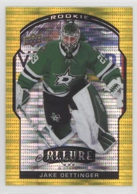2020-21 Upper Deck Allure Rookie Yellow Taxi Jake Oettinger #91 Rookie RC - Image 1 of 2