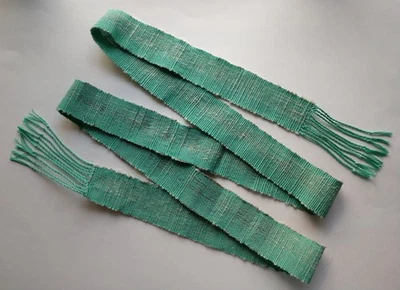 手工编织腰带86英寸带扭转条纹 — 第 1/3 张图片