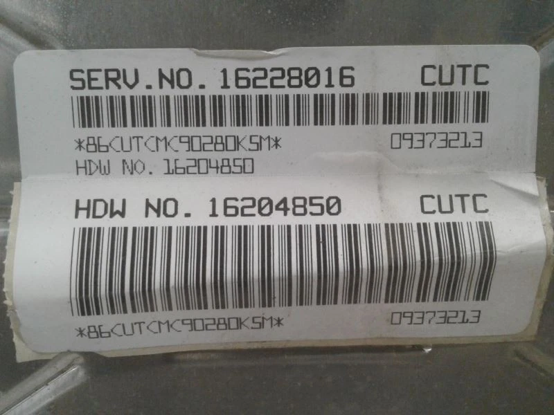 Módulo de control electrónico ECM del motor tablero central izquierdo compatible con 99 ALERO 624432 Foto 1 de 3
