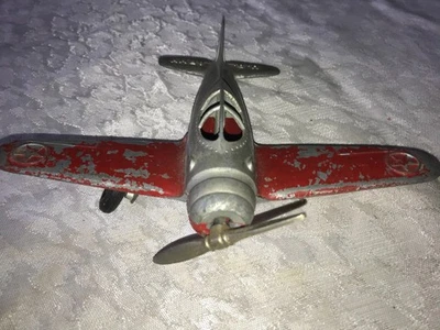 RARO 1950 HUBLEY Kiddie Toy 2182913 Segunda Guerra Mundial Militar Ejército de Estados Unidos Avión de combate Foto 1 de 4
