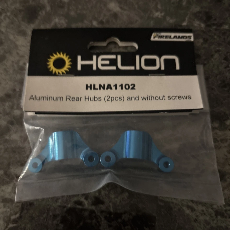 (B2) Portadores de buje trasero de aluminio Helion HLNA1102 2 piezas sin tornillos Foto 1 de 1