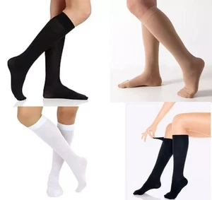 Women Girls Pop Knee High Trouser Opaque Nylon Microfibre 80 Denier Socks 4-7 UK - Picture 1 of 10