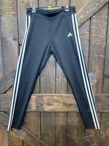 Adidas AK4458 AK01 Performance Tights - Girls Black Size large NWT #209 - Picture 1 of 4