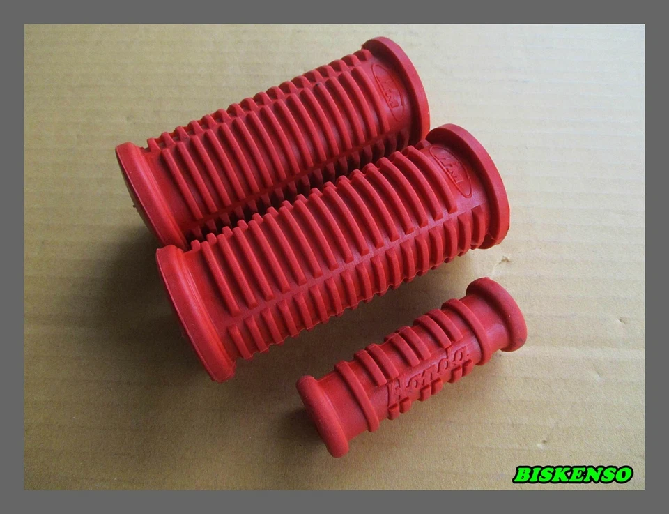 Fit Honda CB100 CB125 CB175 Front Foot Peg & Kick Starter Rubber  Red  #BI5875# Foto 1 de 4