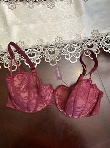 Adore Me Underwire Full Bra size 34B Purple - Picture 1 of 2