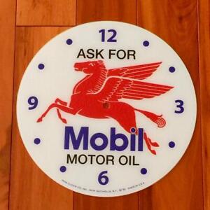 NEW 14-3/8" Mobil Motor Oil Round Replacement Face for Pam Clock