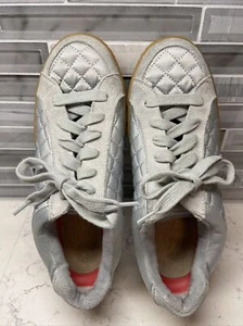 Damen-Sneaker Skechers grau gesteppt modisch Größe 7 gebraucht, in einwandfreiem Zustand - Bild 1 von 8