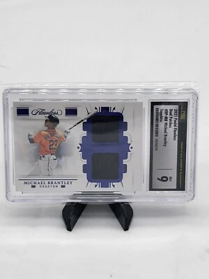 Panini 2021 impecable parches dobles Michael Brantley 1/7 CSG como nuevo 9 Foto 1 de 4