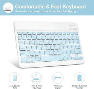 NEW Mini Wireless Keyboard Bluetooth-compatible Keyboard For Android IOS Windows - Picture 1 of 3