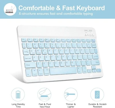 NEW Mini Wireless Keyboard Bluetooth-compatible Keyboard For Android IOS Windows - Image 1 of 3